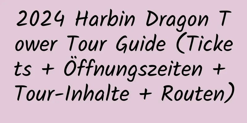 2024 Harbin Dragon Tower Tour Guide (Tickets + Öffnungszeiten + Tour-Inhalte + Routen)