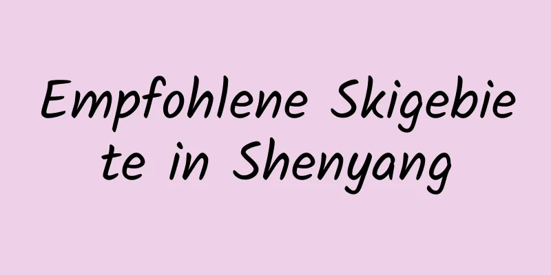 Empfohlene Skigebiete in Shenyang