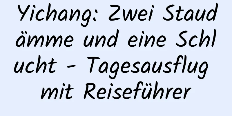 Yichang: Zwei Staudämme und eine Schlucht - Tagesausflug mit Reiseführer