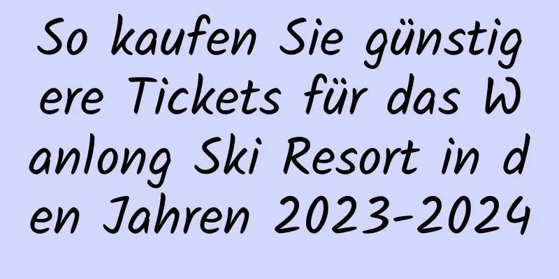 So kaufen Sie günstigere Tickets für das Wanlong Ski Resort in den Jahren 2023-2024