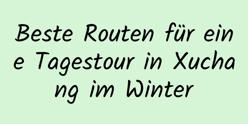 Beste Routen für eine Tagestour in Xuchang im Winter