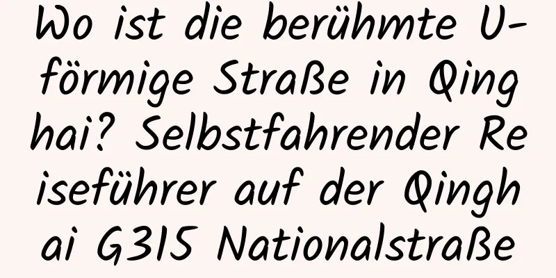 Wo ist die berühmte U-förmige Straße in Qinghai? Selbstfahrender Reiseführer auf der Qinghai G315 Nationalstraße