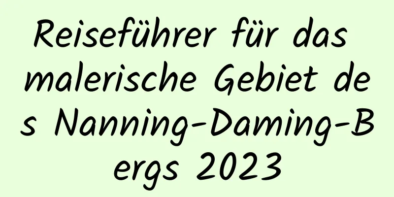 Reiseführer für das malerische Gebiet des Nanning-Daming-Bergs 2023