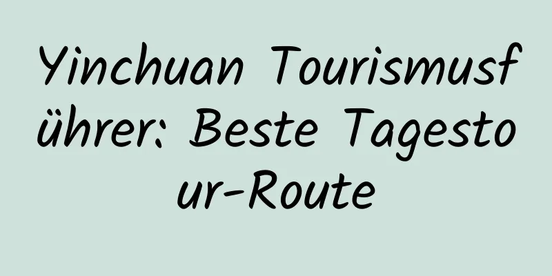 Yinchuan Tourismusführer: Beste Tagestour-Route