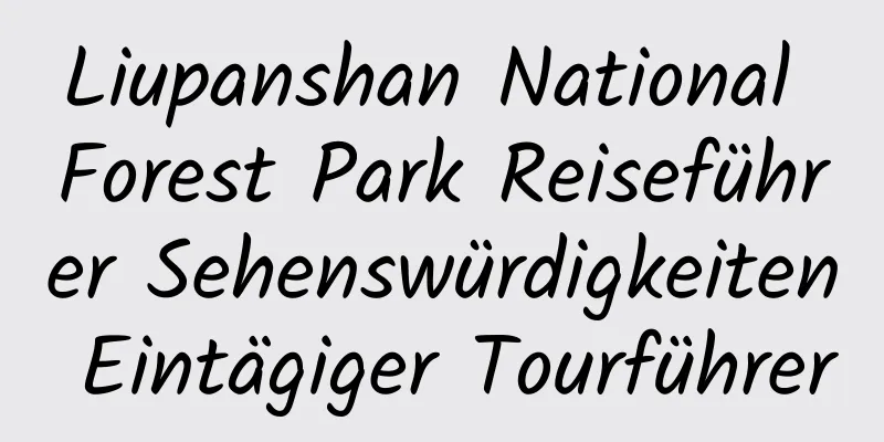 Liupanshan National Forest Park Reiseführer Sehenswürdigkeiten Eintägiger Tourführer