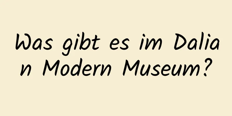 Was gibt es im Dalian Modern Museum?