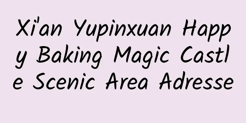 Xi'an Yupinxuan Happy Baking Magic Castle Scenic Area Adresse