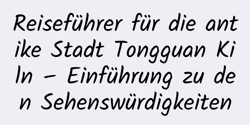 Reiseführer für die antike Stadt Tongguan Kiln – Einführung zu den Sehenswürdigkeiten