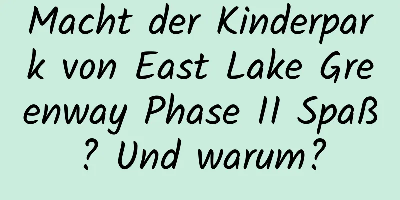 Macht der Kinderpark von East Lake Greenway Phase II Spaß? Und warum?