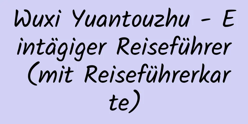 Wuxi Yuantouzhu - Eintägiger Reiseführer (mit Reiseführerkarte)