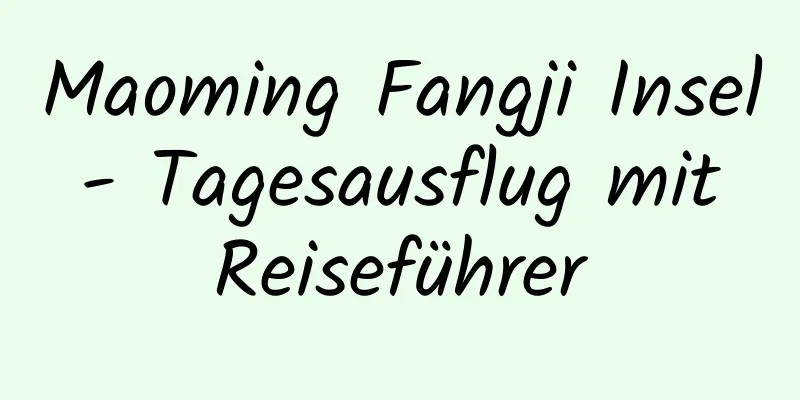 Maoming Fangji Insel - Tagesausflug mit Reiseführer