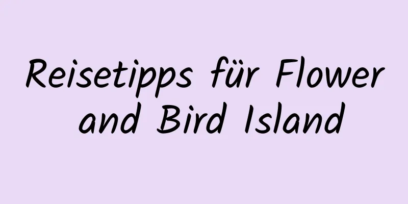 Reisetipps für Flower and Bird Island