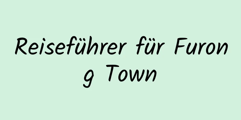 Reiseführer für Furong Town