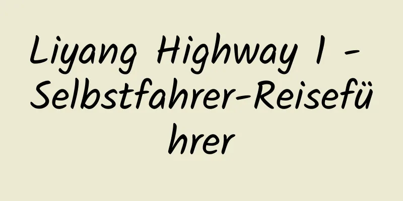 Liyang Highway 1 - Selbstfahrer-Reiseführer