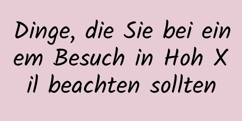 Dinge, die Sie bei einem Besuch in Hoh Xil beachten sollten