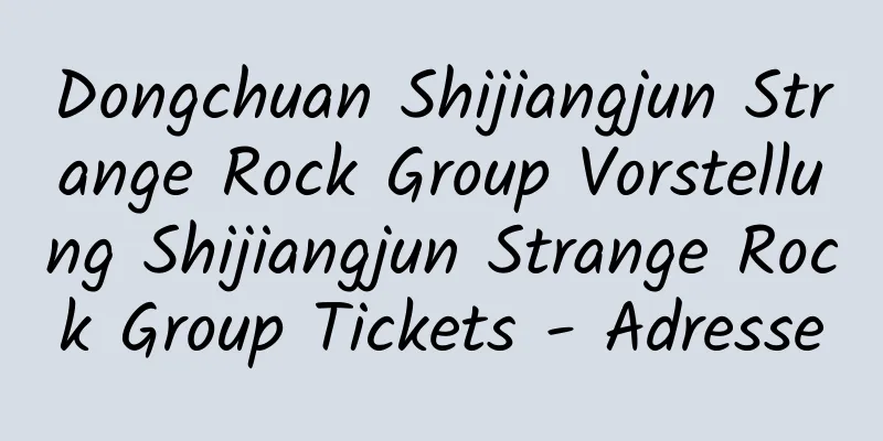 Dongchuan Shijiangjun Strange Rock Group Vorstellung Shijiangjun Strange Rock Group Tickets - Adresse