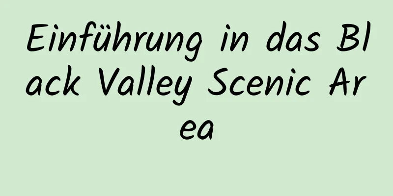 Einführung in das Black Valley Scenic Area