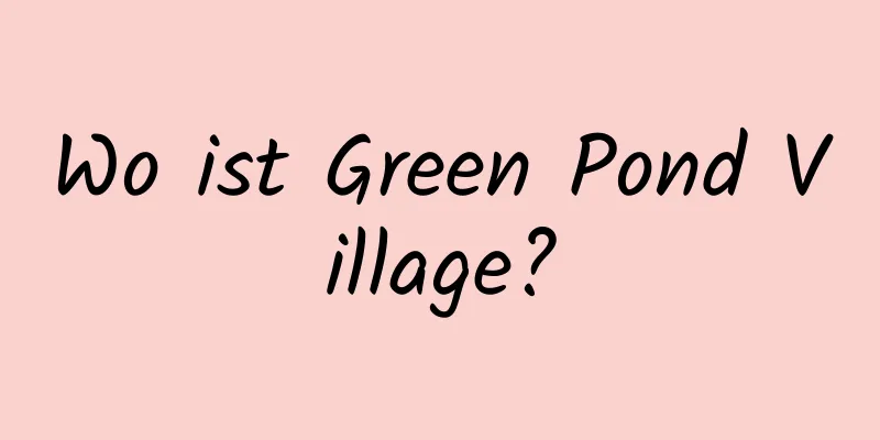 Wo ist Green Pond Village?