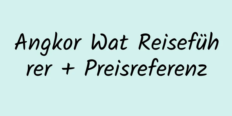 Angkor Wat Reiseführer + Preisreferenz