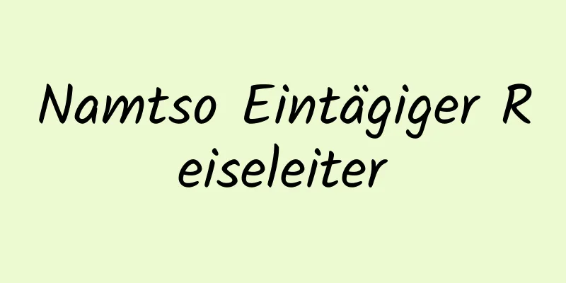 Namtso Eintägiger Reiseleiter