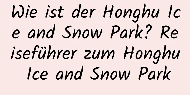 Wie ist der Honghu Ice and Snow Park? Reiseführer zum Honghu Ice and Snow Park