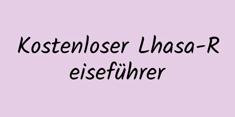 Kostenloser Lhasa-Reiseführer