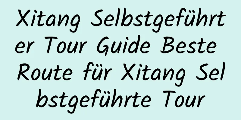 Xitang Selbstgeführter Tour Guide Beste Route für Xitang Selbstgeführte Tour