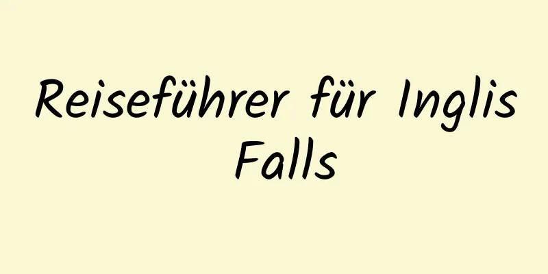 Reiseführer für Inglis Falls