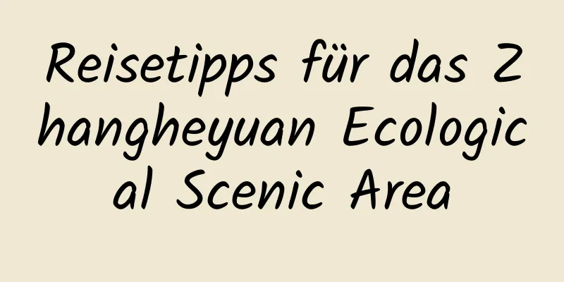 Reisetipps für das Zhangheyuan Ecological Scenic Area