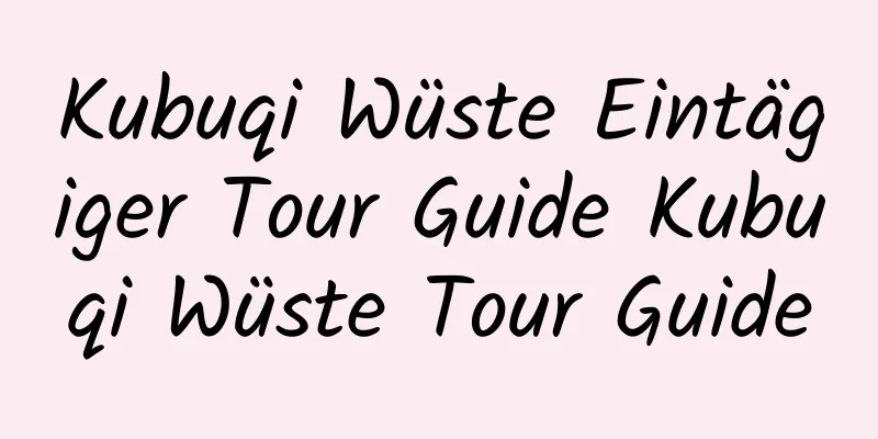 Kubuqi Wüste Eintägiger Tour Guide Kubuqi Wüste Tour Guide