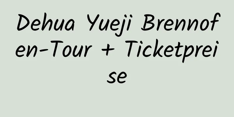 Dehua Yueji Brennofen-Tour + Ticketpreise