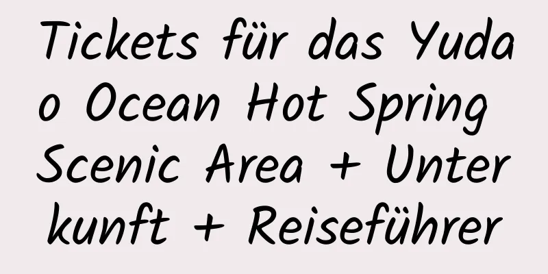 Tickets für das Yudao Ocean Hot Spring Scenic Area + Unterkunft + Reiseführer