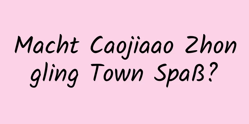 Macht Caojiaao Zhongling Town Spaß?