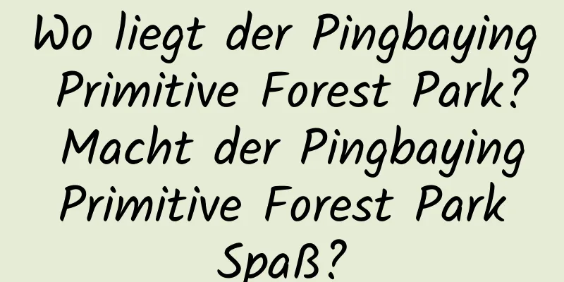 Wo liegt der Pingbaying Primitive Forest Park? Macht der Pingbaying Primitive Forest Park Spaß?