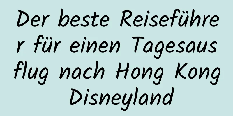 Der beste Reiseführer für einen Tagesausflug nach Hong Kong Disneyland