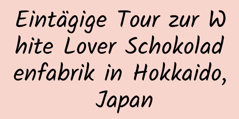 Eintägige Tour zur White Lover Schokoladenfabrik in Hokkaido, Japan