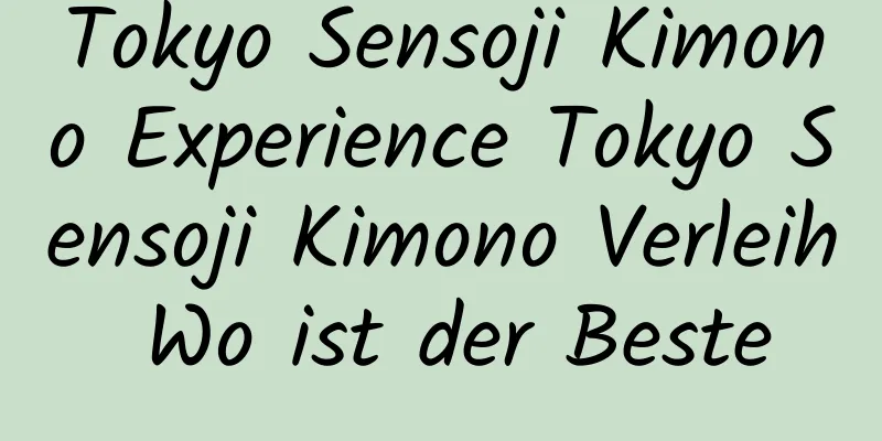 Tokyo Sensoji Kimono Experience Tokyo Sensoji Kimono Verleih Wo ist der Beste