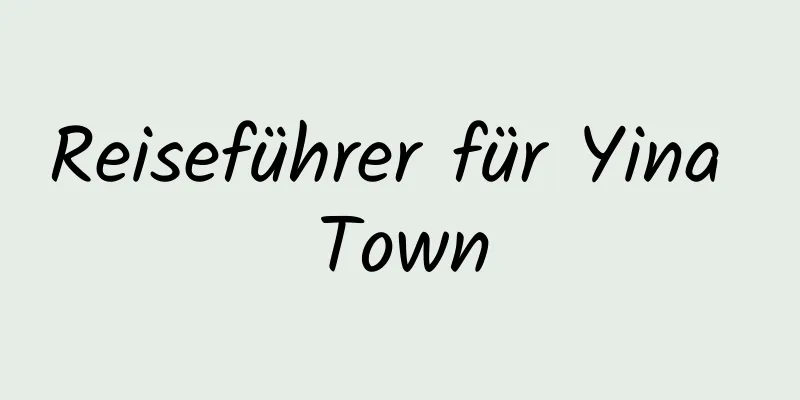 Reiseführer für Yina Town