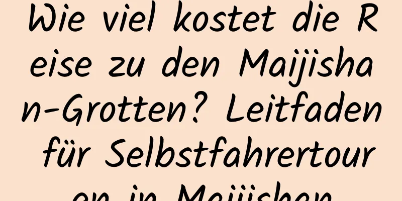 Wie viel kostet die Reise zu den Maijishan-Grotten? Leitfaden für Selbstfahrertouren in Maijishan